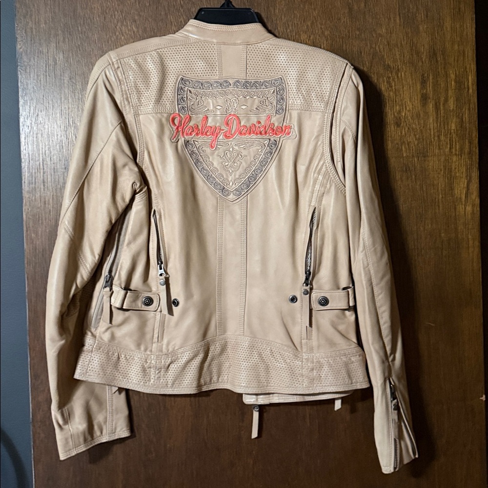 Harley Davidson leather jacket (S) - Picture 2 of 12